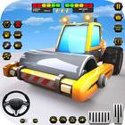Road Construction Excavator 3D simgesi