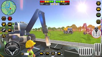 Road Construction Excavator 3D screenshot 1