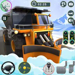 雪挖掘機卡車模擬器 APK 下載