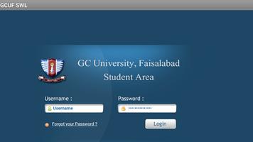 GCUF Portal App (Sahiwal Campus) постер