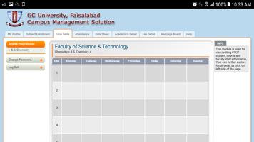 GCUF Portal App (Sahiwal Campus) скриншот 2