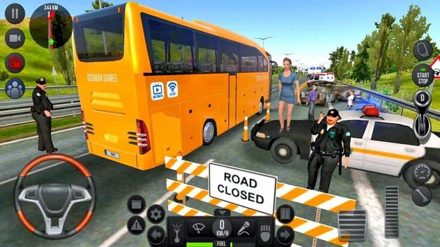 Modern Bus Simulator Drive 3D: New Bus Games Free poster
