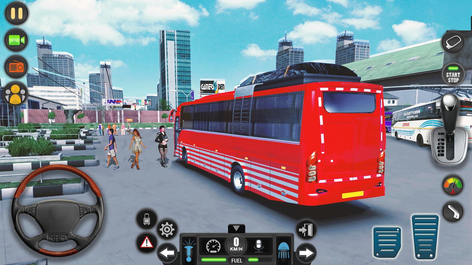 Modern Bus Simulator Drive 3d New Bus Games Free For Android Apk Download - how to get a car in bus simulator roblox how to get free