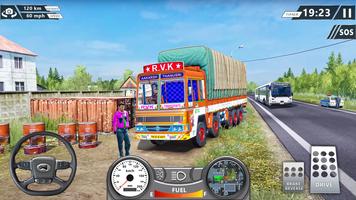 Indian Truck Game Truck Sim الملصق
