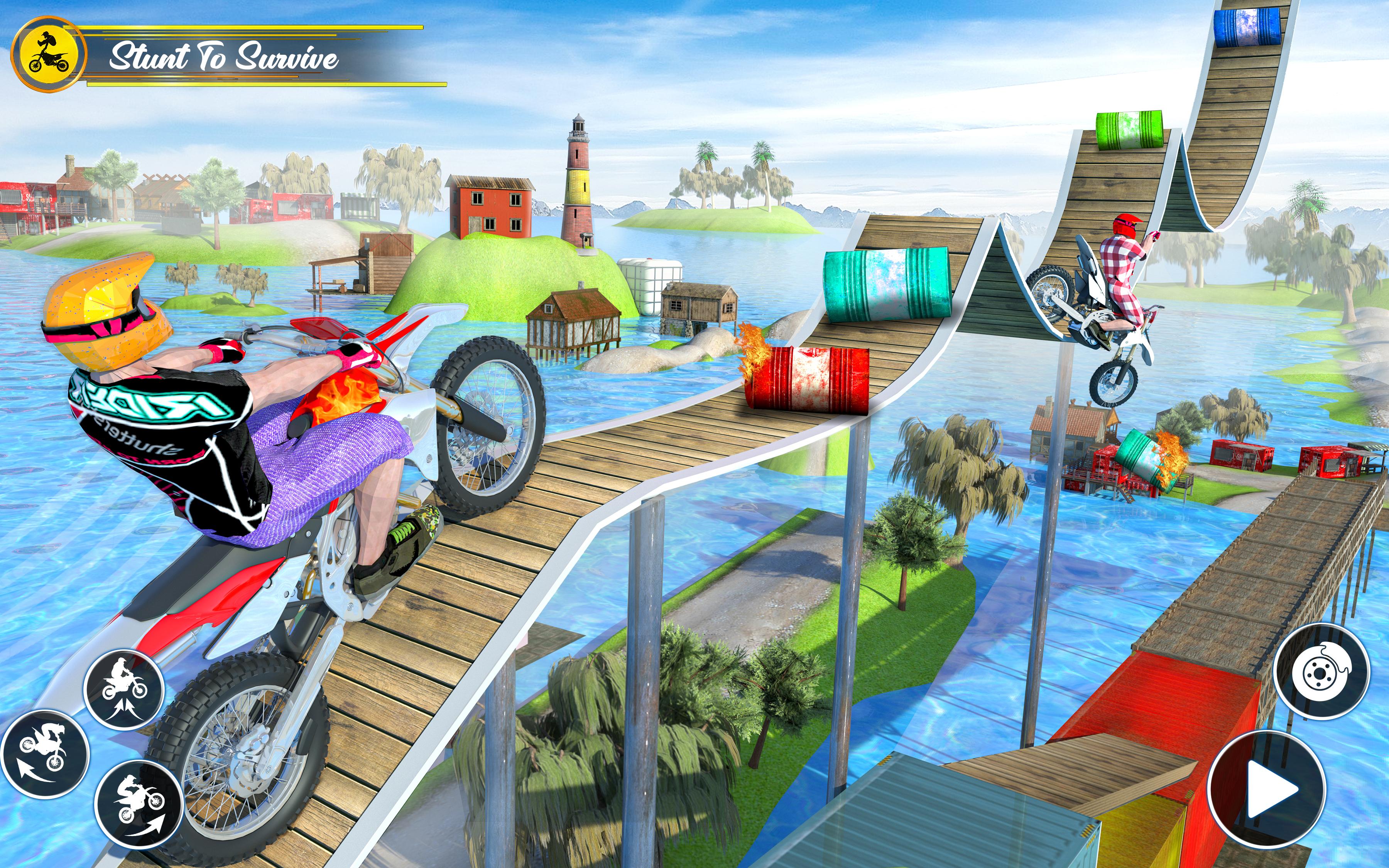 Stunt Bike игра Старая