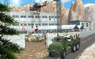 tentara Transporter truk poster