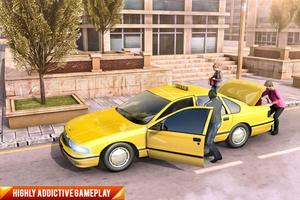 Drive Mountain City Taxi Car: Hill Taxi Car Games পোস্টার