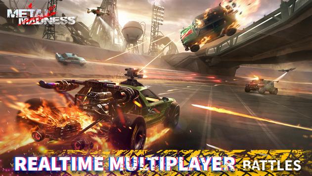 METAL MADNESS PvP: Car Shooter & Twisted Action screenshot 2