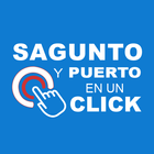 Sagunto y Puerto en un Click आइकन