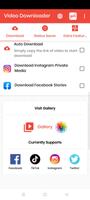 Video Downloader App captura de pantalla 1