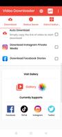 Video Downloader App تصوير الشاشة 1