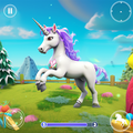 Jeu de course de poney licorne