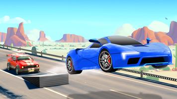 Jogo de corrida de carros 3D imagem de tela 2