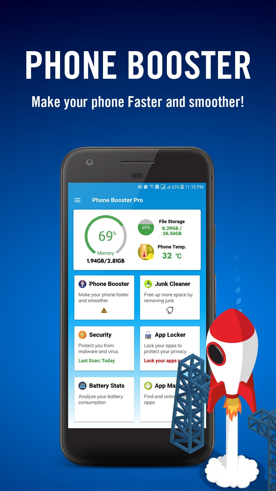 Speed Booster & Memory Cleaner Pro – Boost Android Apk [Paid] 1