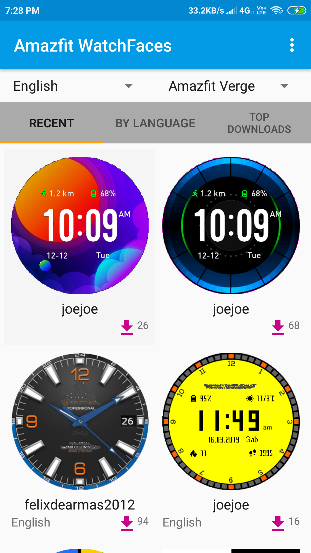 android wear amazfit pace