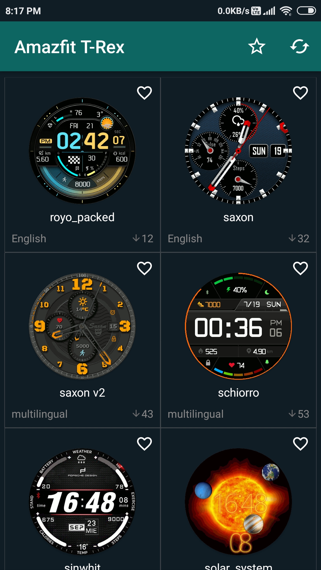amazfit stratos screen