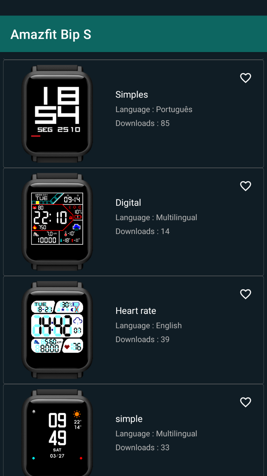 Watchfaces for Amazfit Bip, Bip S & U APK 2.0.2 Download for Android â Download Watchfaces for