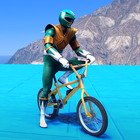 BMX Cycle Race: Superhero Game أيقونة
