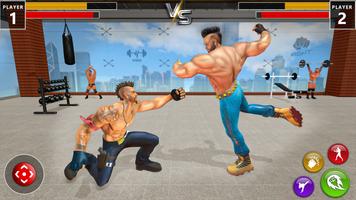 Bodybuilder Ring Fighting Games:Wrestling Games Affiche
