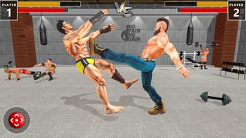 Bodybuilder Ring Fighting Games:Wrestling Games capture d'écran 1