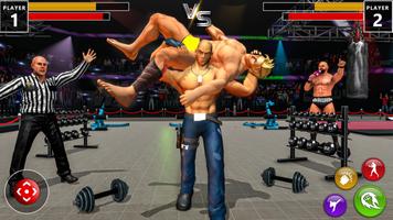 Bodybuilder Ring Fighting Games:Wrestling Games capture d'écran 2