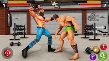 Bodybuilder Ring Fighting Games:Wrestling Games capture d'écran 3