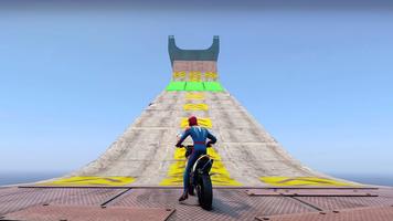 Superhero Tricky Bike Racing screenshot 3