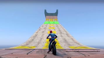 برنامه‌نما Superhero Tricky Bike Racing عکس از صفحه