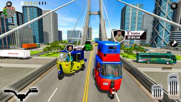 Tuk Tuk Games Rickshaw Driving capture d'écran 3