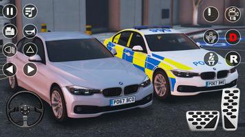 Modern Police Parking Game 3D poster