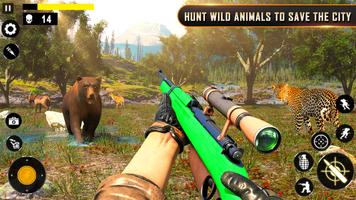 Wild Animal Hunting Games 3D اسکرین شاٹ 1