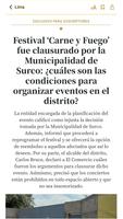 برنامه‌نما El Comercio عکس از صفحه