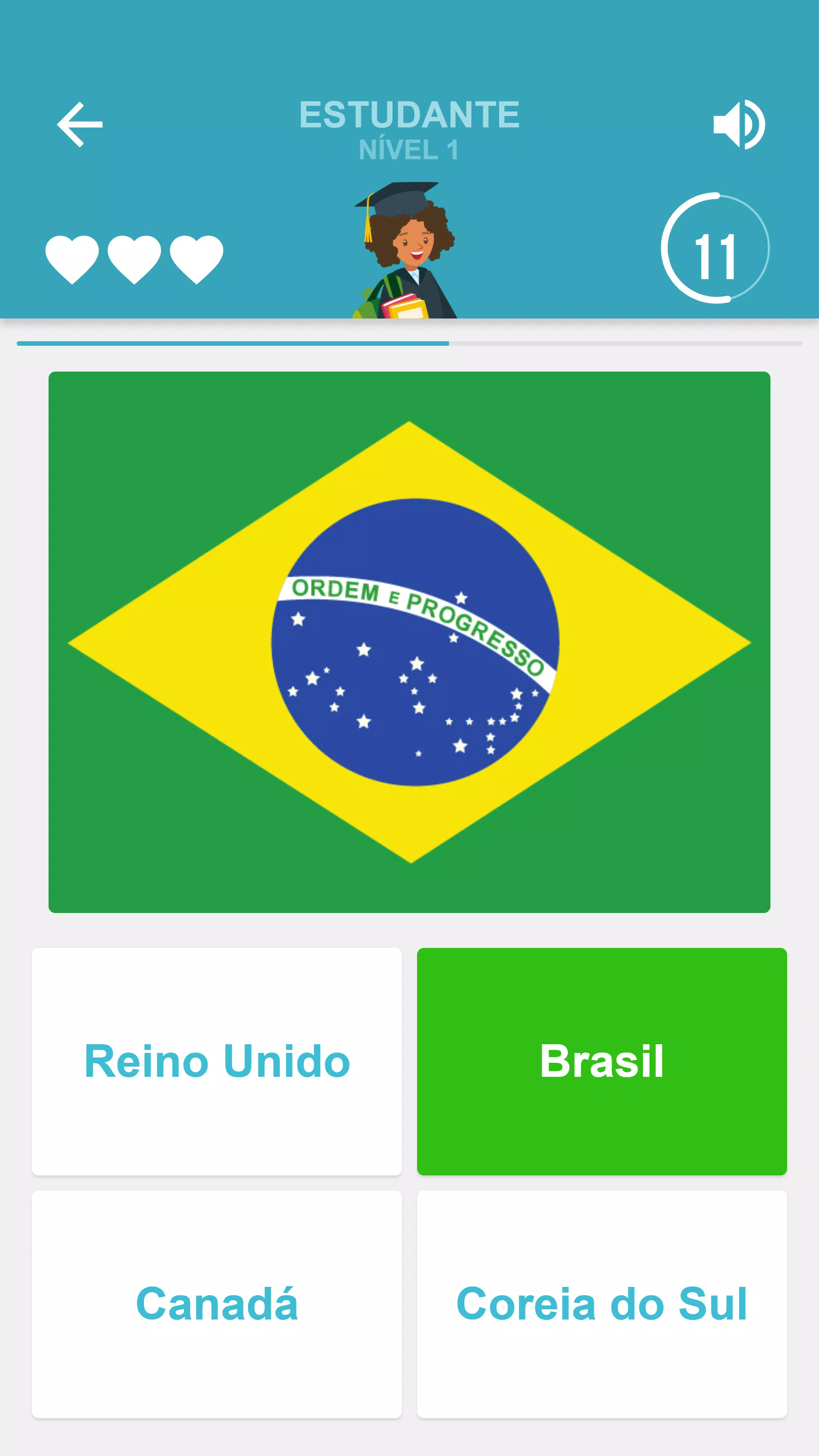 Quiz de bandeiras - jogo na App Store