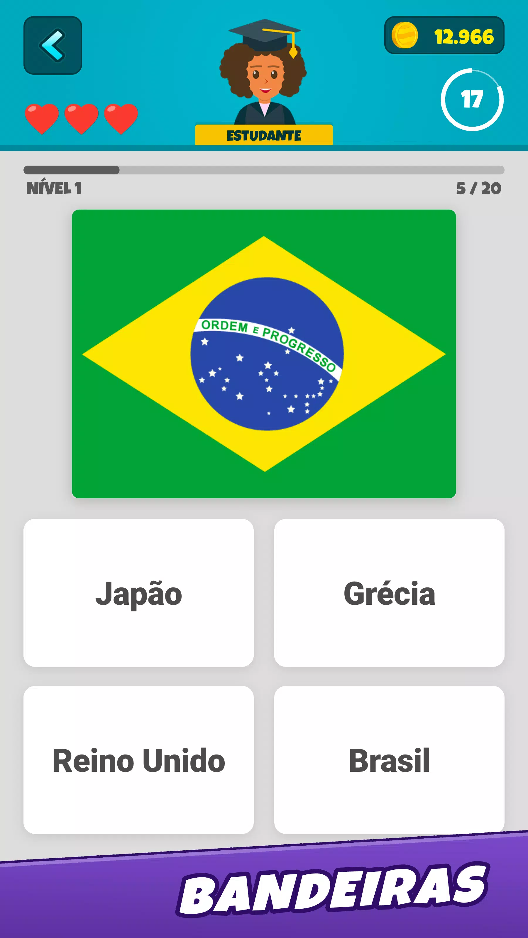 Download do APK de Quiz de Bandeiras do País 2 para Android