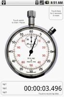 Old Fashioned Stopwatch &Timer Affiche