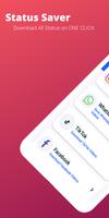 One Click - Status Saver الملصق