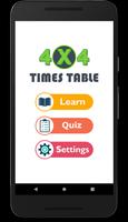 Times Table poster