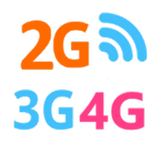 2G 3G 4G LTE Switcher Zeichen
