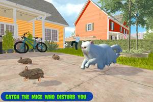 family pet cat simulator: cat games for kids Plakat