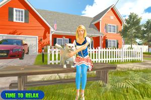 family pet cat simulator: cat games for kids Screenshot 3