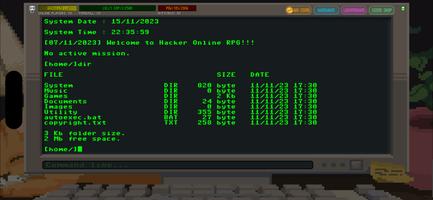 Hacker Online RPG captura de pantalla 2