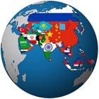 Political map of Asia - quiz أيقونة