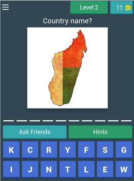 Political map of Africa - quiz screenshot 2