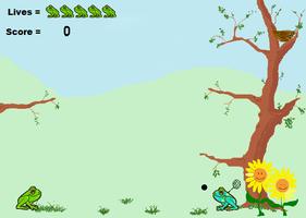 Retro Frog Tree Tennis game capture d'écran 2