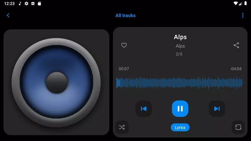 Black Music Player (no ads) APK pour Android Télécharger