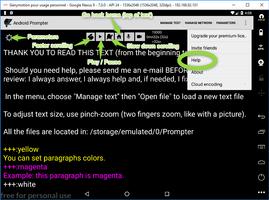 A Prompter for Android الملصق