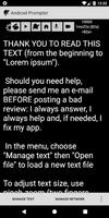 A Prompter for Android screenshot 1