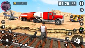 Oil Tanker Truck Driving Games poster