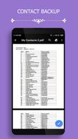 Contact Backup اسکرین شاٹ 1