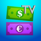 Money Falling Underwater TV biểu tượng